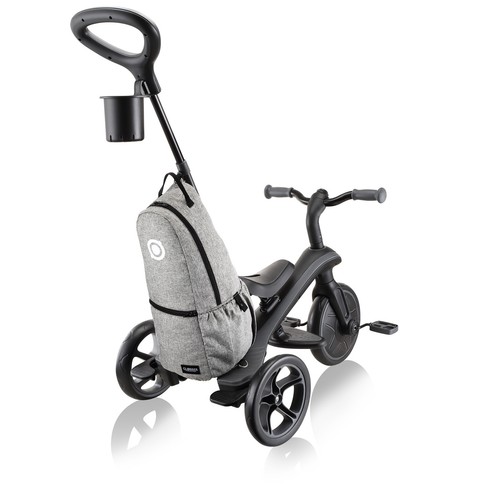 Globber Explorer Trike 4 in 1 DELUXE PLAY -Black/Grey for 10M+ - Picture 4 of 7