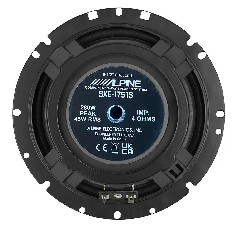 НОВЫЕ коаксиальные колонки Alpine SXE-6926S 6x9 мощностью 280 Вт SXE-1751S 65 компонентные колонки мощностью 280 Вт