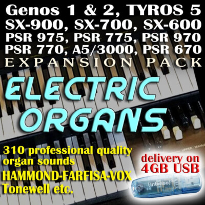 ORGANS Bundle Expansion Pack for Yamaha (Genos 1 & 2, Tyros 5, SX