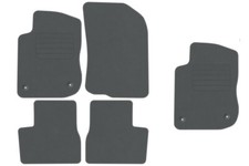 Veloursfußmatten für Peugeot 2008 I Bj. 2013 - 2019 neu Automatten 4+1 GRAU PREM