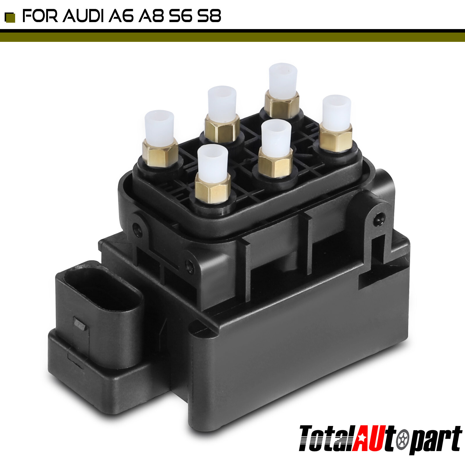 Air Suspension Solenoid Valve for Audi A6 S6 S8 Bentley Continental Volkswagen