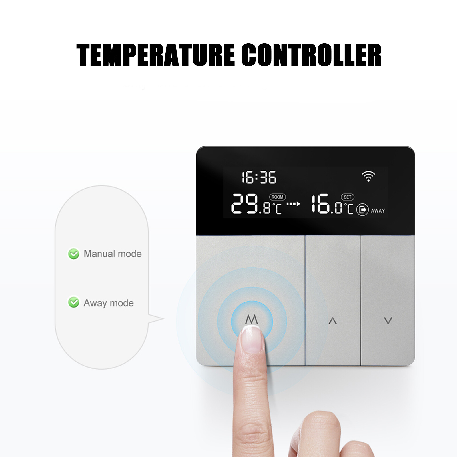 Smart Thermostat Temperature Controller WiFi Remote Control Work W/ Alexa-image
