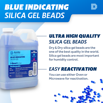 1 Quart Premium Blue Indicating Silica Gel Desiccant Beads(2 LBS) - Rechargeable 799475787348| eBay 1 Quart Premium Blue Indicating Silica Gel Desiccant Beads(2 LBS) - Rechargeable 799475787348| eBay