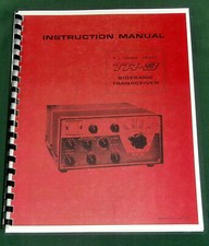 Drake TR-3 Instruction Manual: 11" X 17" Foldout Schematic  Card Stock Covers 