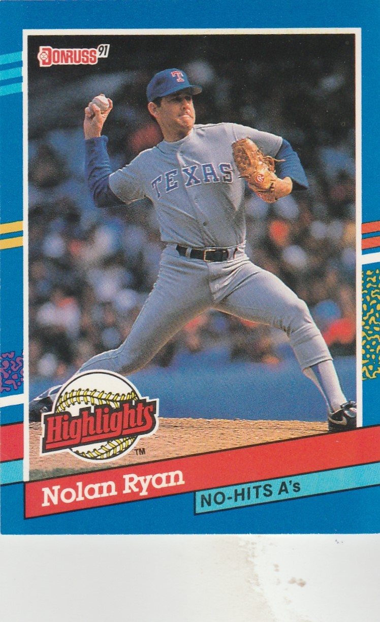 FREE SHIPPING-MINT-1991 Donruss Bonus Cards #BC-3 Nolan Ryan Texas Rangers-2