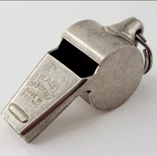 VINTAGE ACME THUNDERER WHISTLE, POLICE, RAILWAY, FOOTBALL 