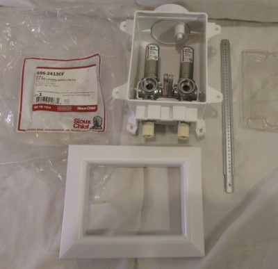 Sioux Chief 696-2413CF - Ox Box, 3/4'' MHT x Wash Mach Outlet Box 1/2'' CPVC Inlet