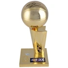 Shaquille O'Neal Lakers Autographed 12 Inch Replica Trophy 3x Champ Fanatics