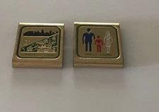 Vtg Boy Cub Scouts of America Community Family LivingAward Metal Belt Slide Loop