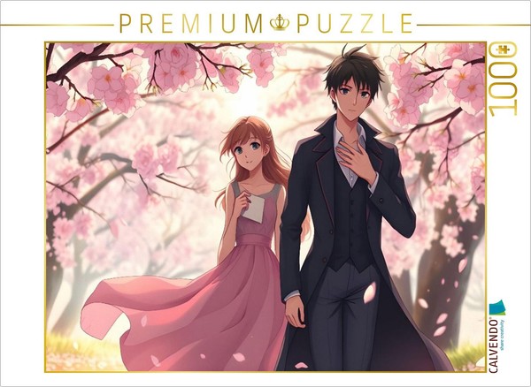 Calvendo Puzzle Cherry Blossoms And Promises | 1000 Pieces, Finished Size 25.2 ×-image