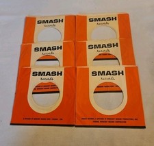 45 RPM 7" RECORD SLEEVES CO. SLEEVE 6 PACK SEE PHOTOS SMASH Records SLV330