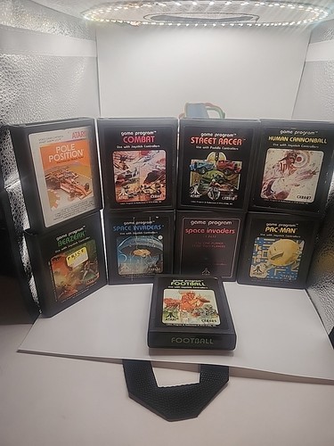 Atari 2600 Spiele Konvolut 9 getestet