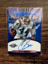 2024 Panini Contenders Optic Chuck Foreman All Time Autographs Blue /50
