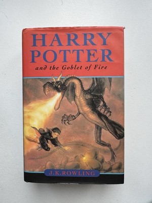 First Edition Harry Potter & The Goblet Of Fire by J.K.Rowling Hardcover,2000