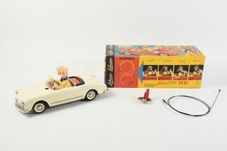 O55H22 Vintage Schuco Texi 5735 Blechspielzeug Auto 1960er Jahre Fernlenkung