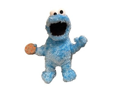 Sesamstraße Krümelmonster | Living Puppets | Plüschfigur Handpuppe Puppe | NEU