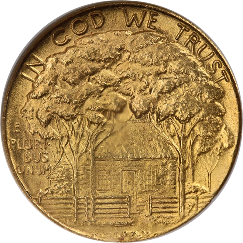 1922 Grant Commem Gold $1 NGC MS63 Great Eye Appeal Strong Strike - Image 2 of 4