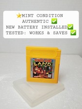 ⭐️MINT Donkey Kong Land (Nintendo Game Boy) Authentic Cart NEW BATTERY - TESTED✅