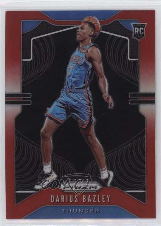 2019-20 Panini Prizm Rookie Red Prizm 49/299 Darius Bazley #289 0ks3