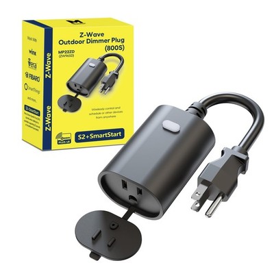 Minoston Outdoor Z-Wave Dimmer Smart Plug IP65 Weatherproof