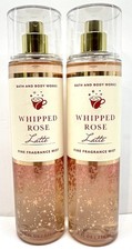 2-PACK BATH BODY WORKS WHIPPED ROSE LATTE BODY MIST 8 FL OZ NEW VERY RARE