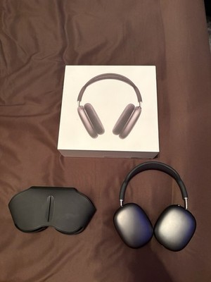 Apple Air Pod Max Black/ Bluetooth Headphones With Smart Case ( Worn Once)