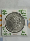 1889-P Morgan Dollar -MS+++, Uncirculated-90% Silver- BU - [#7491-M]-RARE!
