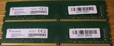ADATA DDR4 2400 PC4-19200 16GB 2 Module 32GB Gesamtspeicher RAM getestet