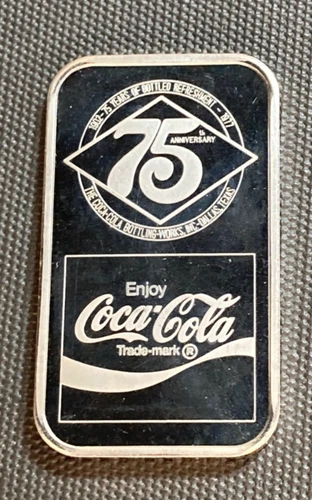 1902-1977, 75th Anniversary Coca-Cola Silver Bar