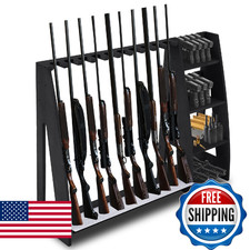 Lineshading Wooden Gun Rack Holder Indoor Floor Standing Rifle Rack Gun Display