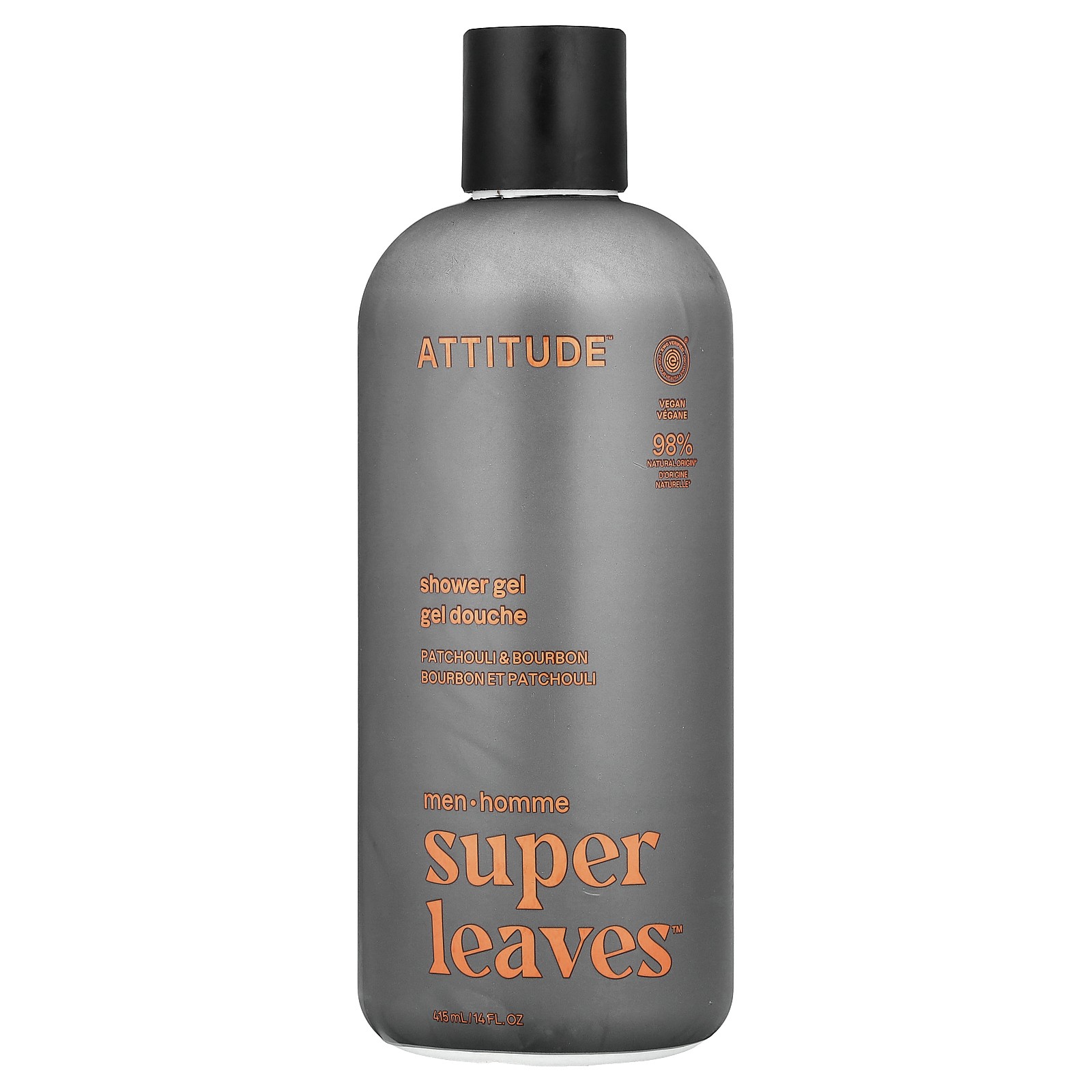 Super Leaves Shower Gel For Men Patchouli - Bourbon 14 fl oz 415 ml 3990₽