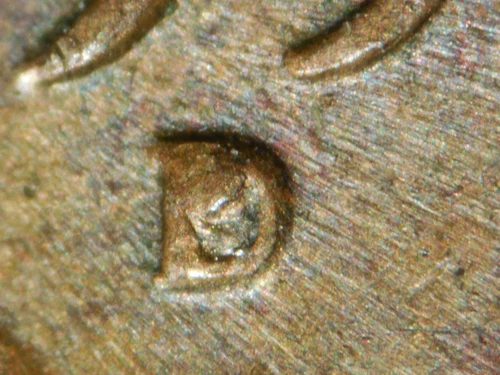 HIGH GRADE MINT ERROR 1951-D  LINCOLN WHEAT CENT RPM#22  XF