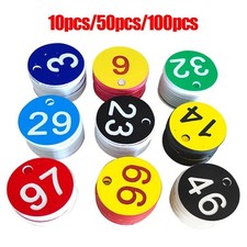 1-100 Engraved Discs Number Restaurant Table Tags Gym Locker Pub Club Hotels