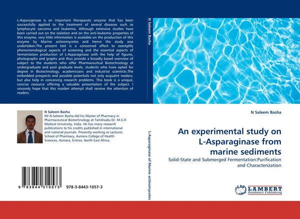 N. Saleem Basha | An Experimental Study On L-Asparaginase From Marine Sediments-image