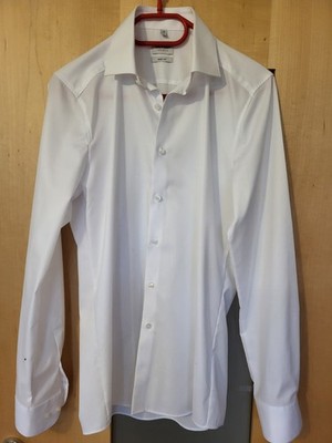 Hemd Olymp Level 5 Body Fit Gr. 38 weiß neu