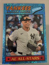 2026 Topps Heritage - Aaron Judge #10 Chrome Light Blue Sparkle Refractor