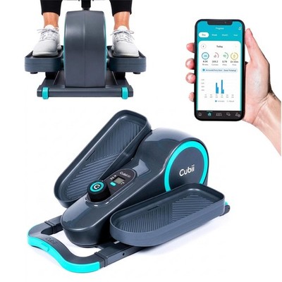 Cubii GO Under Desk Elliptical Bike, Portable Low Impact Leg Exerciser for Home