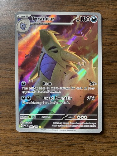 Tyranitar 222/193 Sv02: Paldea Evolved Holo - 第 1/2 張圖片