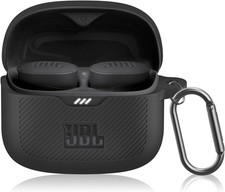 Soft Silicone Protective Earbuds Case for JBL Tune Buds with Carabiner Accessori