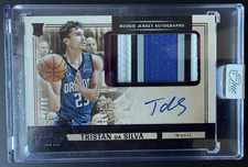 2024-25 Panini One And One TRISTAN DA SILVA Purple RPA RC Jersey Auto /35 Magic