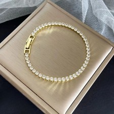 Sterling Silver Diamond Tennis Bracelet