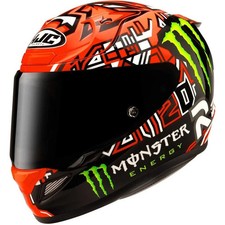 HJC RPHA12 QUARTARARO MONSTER REPLICA II MC1 MOTORRADFASERHELM INTEGRAL GR L