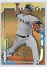 2014 Topps Finest Hot Box Orange Refractor Jose Fernandez #97 9az