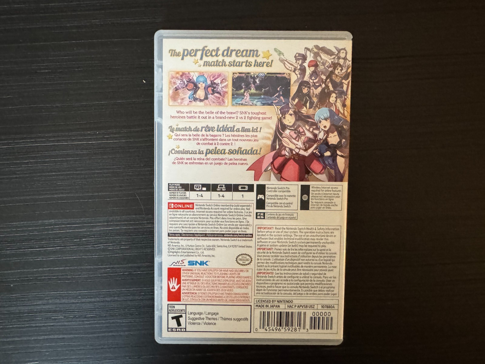 SNK Heroines: Tag Team Frenzy - Nintendo Switch