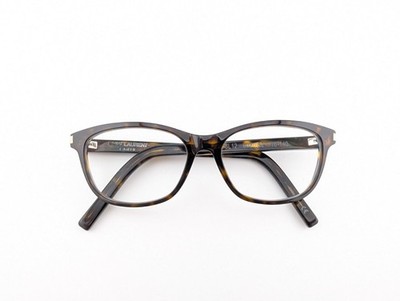 Saint Laurent Paris Eyeglasses Frames Only, SL12 002, 52-16-140, Brown, Italy
