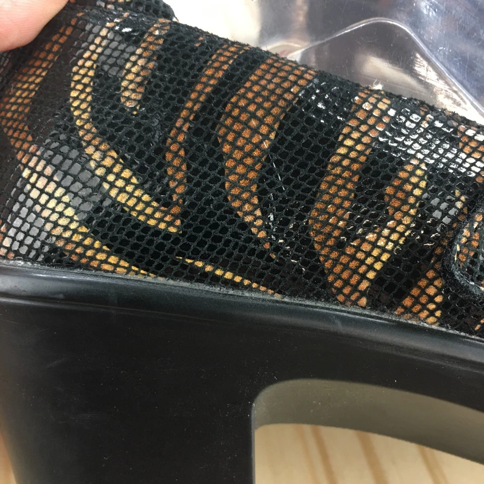 Zapatos de salón Alegria para mujer 40 estampado animal coco correa en T Mary Jane COC-434 marrón Foto 4 de 4