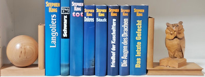 8 x Stephen King gebunden blaue Reihe-Bücher Sammlung