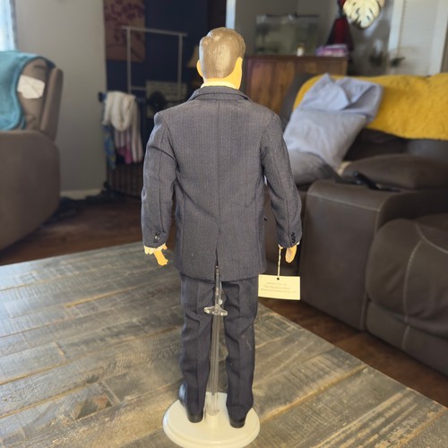 THE FRANKLIN BAMBOLA VINILE COME NUOVA 16" JFK JOHN F KENNEDY PRESIDENT - Foto 4 di 5