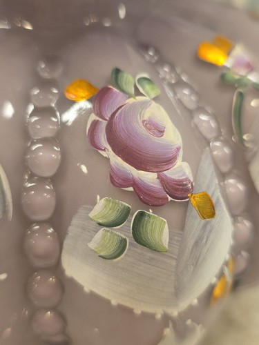 Fenton Purple Charleton Collection Vase signiert Thomas & Scott Fenton Melone 2002 - Bild 10 von 24