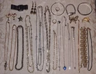 Vintage Mod Mixed Lot 26 Designer Signed Costume Jewelry - Brighton Coro & More
